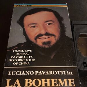 Luciano Pavarotti La Boheme VHS